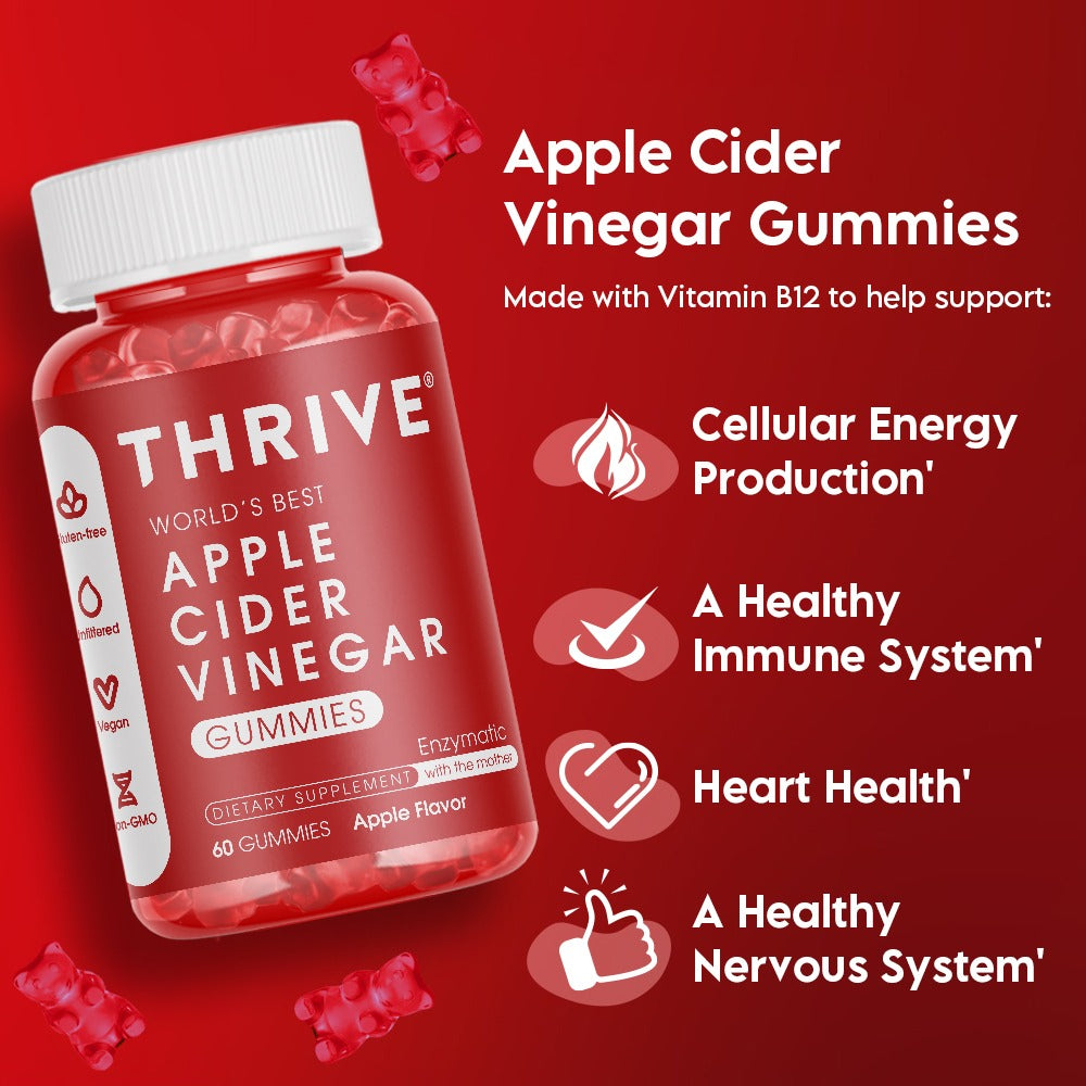 THRIVE-Apple Cider Vinegar Gummies - One thrive Nutrition 