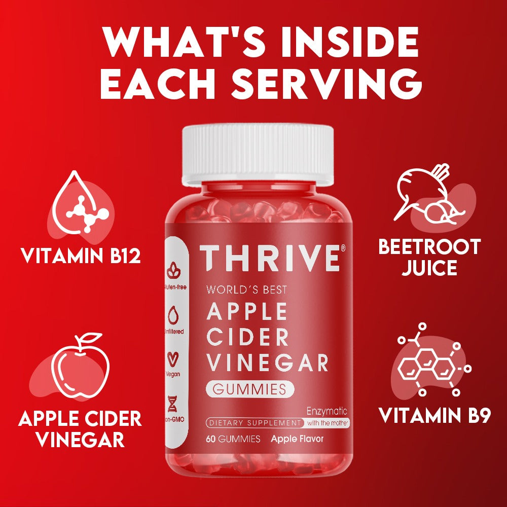 THRIVE-Apple Cider Vinegar Gummies - One thrive Nutrition 